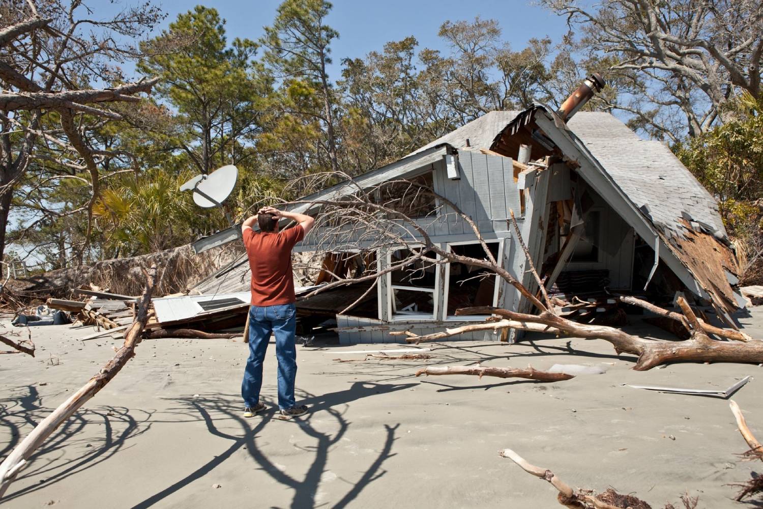 What immediate actions should you take after suffering hurricane damage to your insured home to aid in your insurance claim?